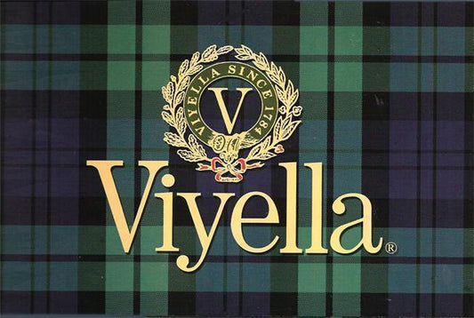 Traditional Viyella Collection displayed at The Abbey Menswear, featuring timeless shirts, sweaters, and coats