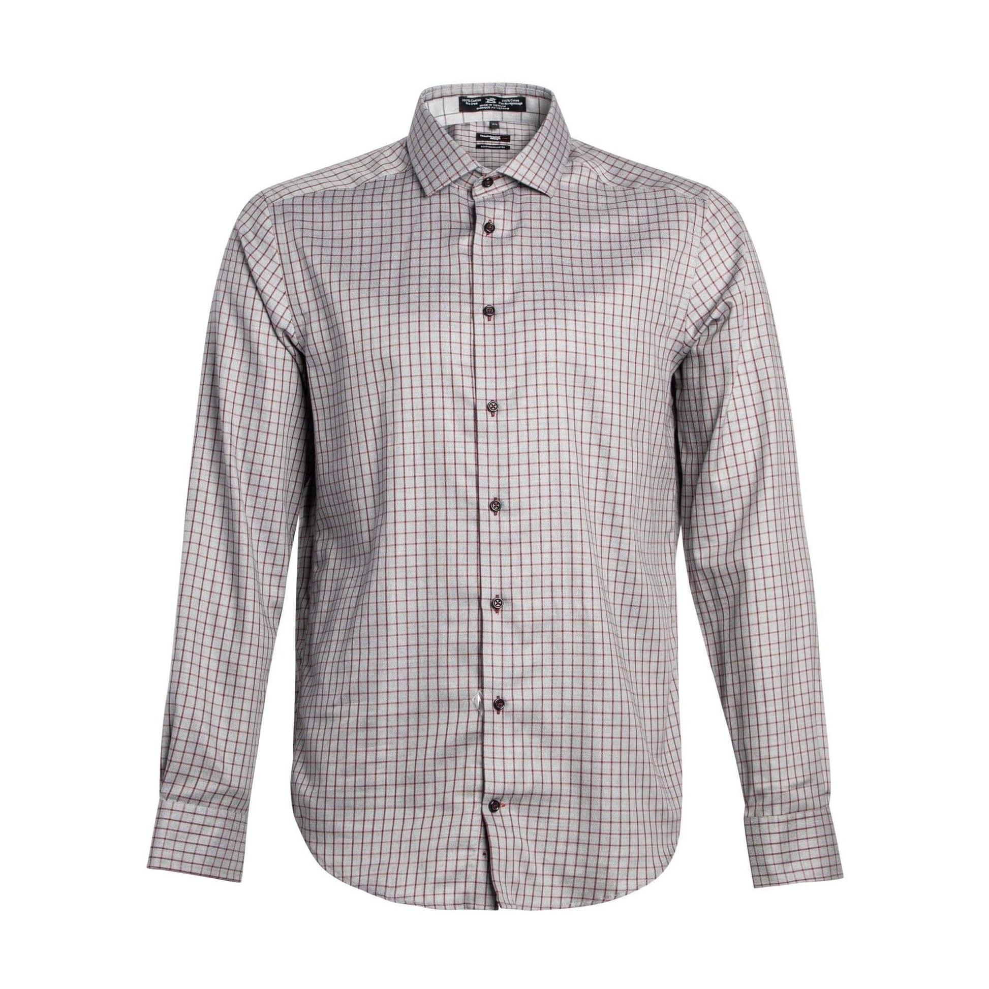 Leo Chevalier Design Leo Chevalier Fitted 100% Cotton Non Iron Long Sleeve Dress Shirts