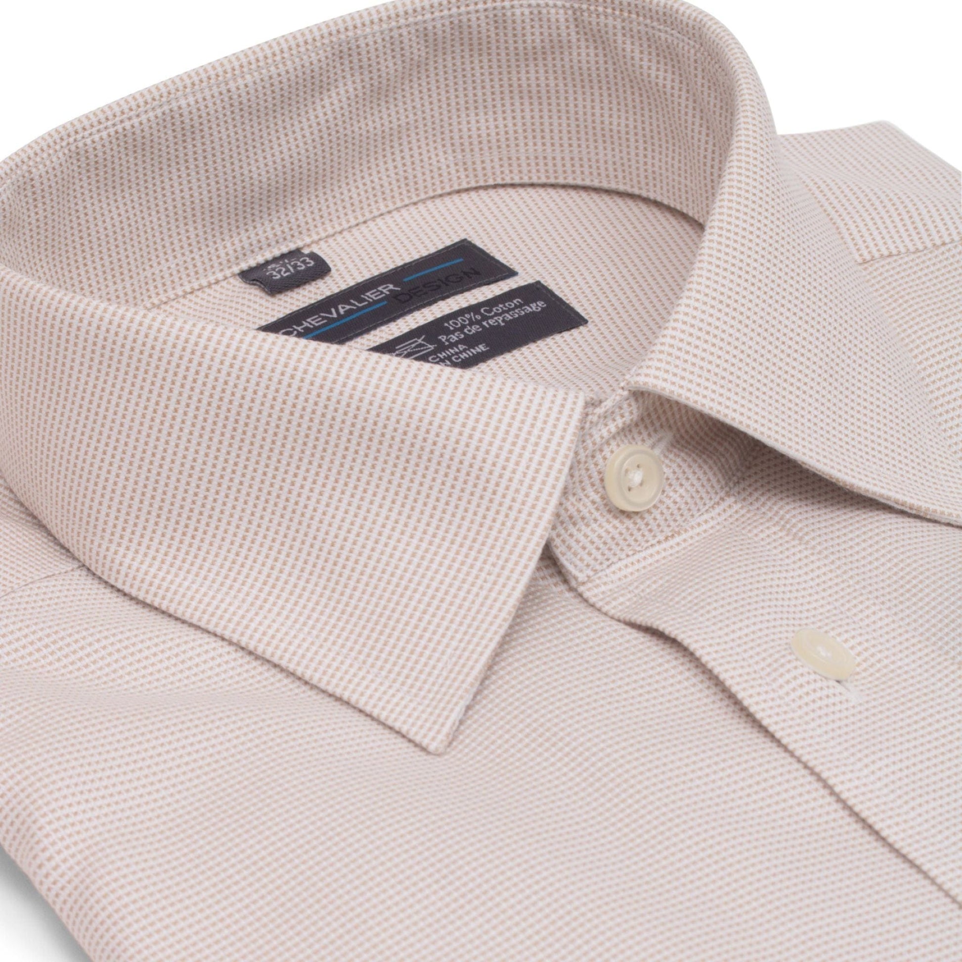 Leo Chevalier Design-L Shop Versatile and Performance in our 100% Cotton Non-Iron Pin Dot business shirts in 4 Colors