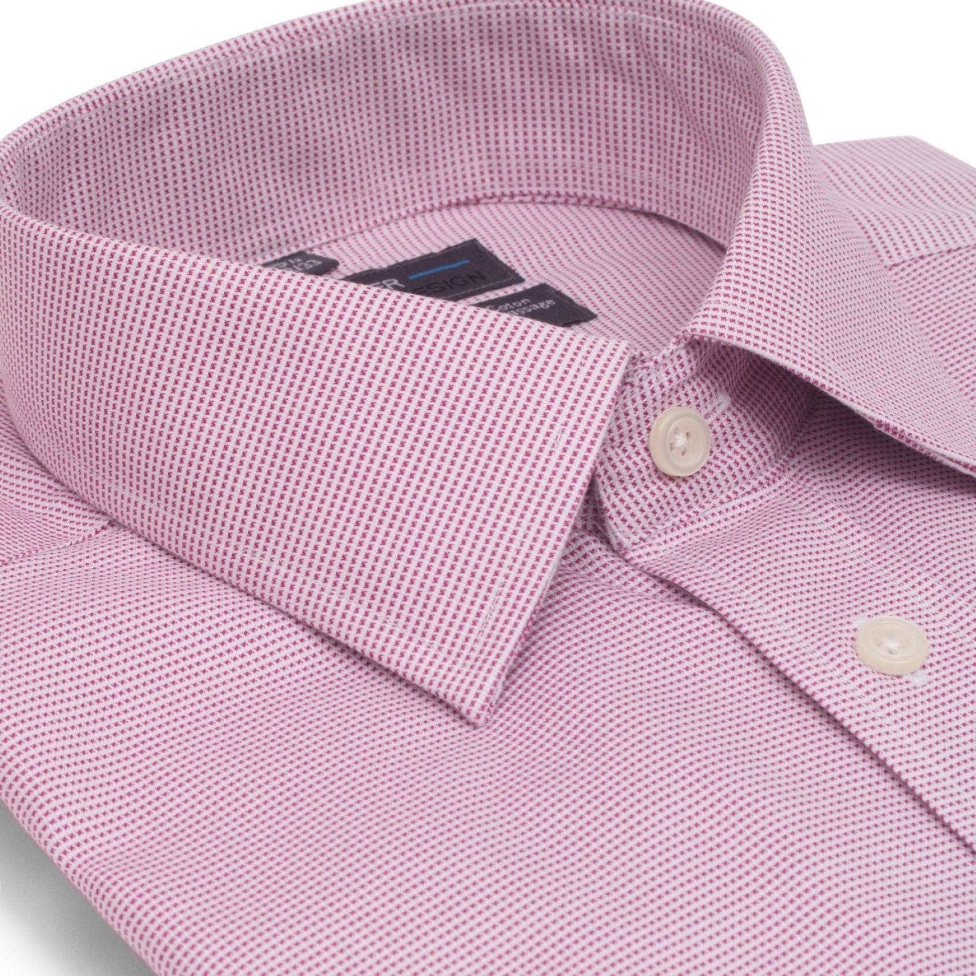Leo Chevalier Design-L Shop Versatile and Performance in our 100% Cotton Non-Iron Pin Dot business shirts in 4 Colors