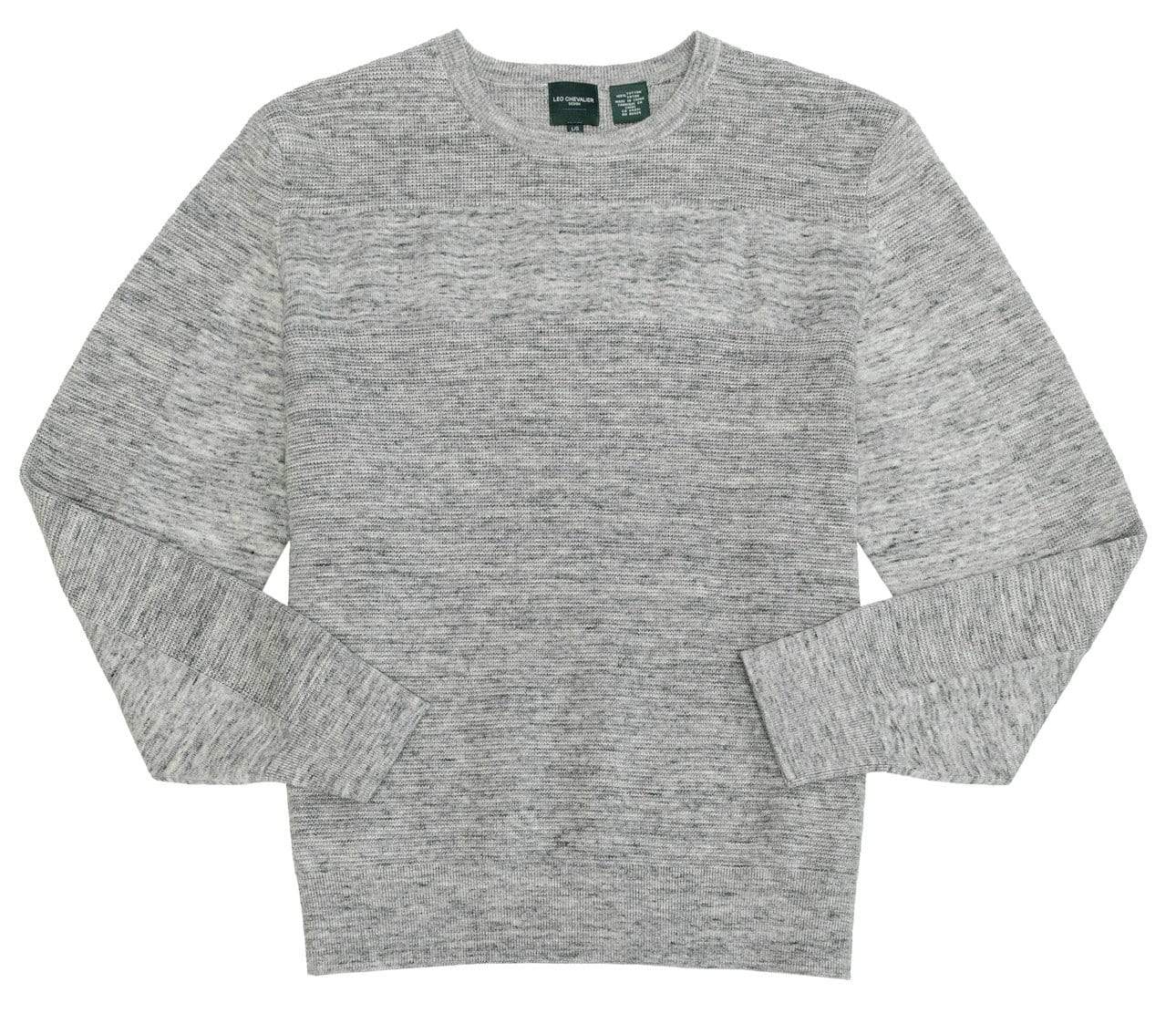 Leo Chevalier Design 100% Cotton Crewneck Sweater Available in 2-Colors