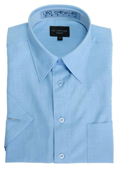 Leo Chevalier Design Mens Leo Chevalier Micro Poly Short Sleeve Shirts Available in 8-Colors