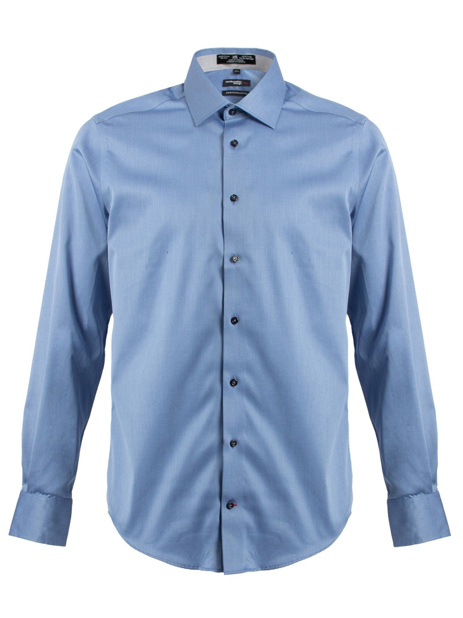 Leo Chevalier Design Upgrade Your Style in our Slim Fit 100% Cotton Non-Iron Dress Shirts Available in 10 Colors
