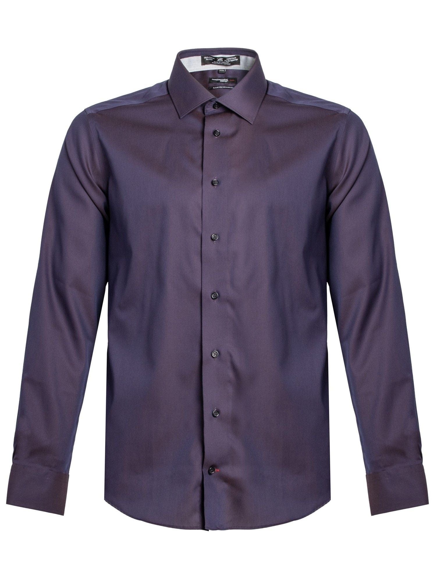 Leo Chevalier Design Upgrade Your Style in our Slim Fit 100% Cotton Non-Iron Dress Shirts Available in 10 Colors