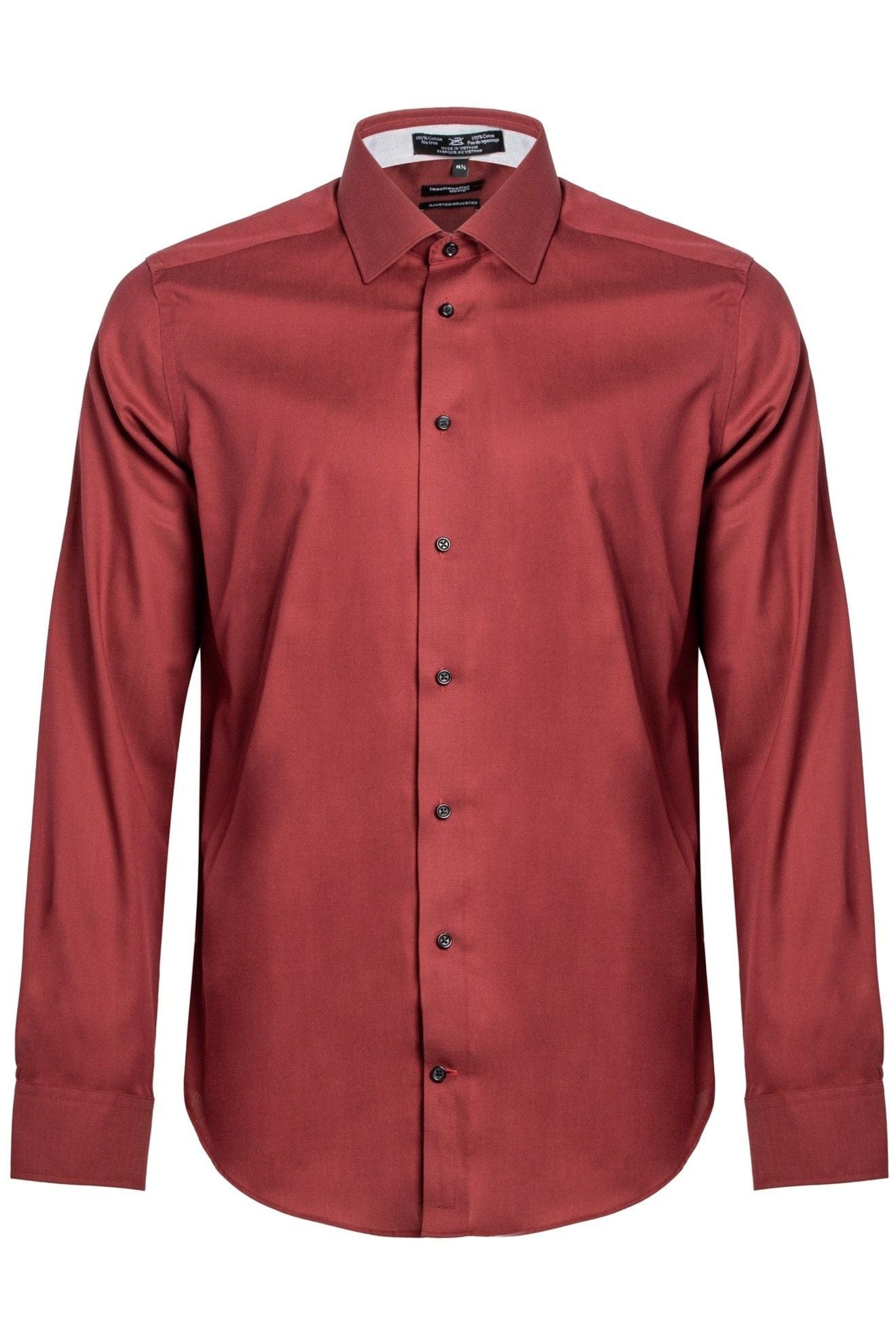 Leo Chevalier Design Upgrade Your Style in our Slim Fit 100% Cotton Non-Iron Dress Shirts Available in 10 Colors