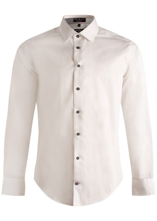 Leo Chevalier Design Upgrade Your Style in our Slim Fit 100% Cotton Non-Iron Dress Shirts Available in 10 Colors