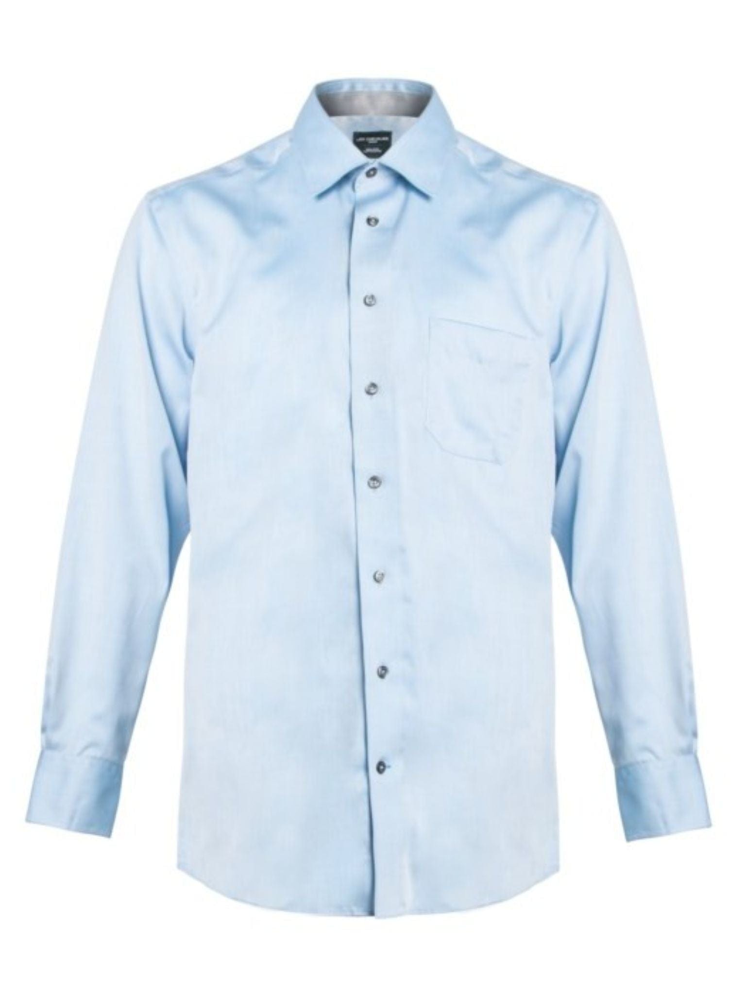 Leo Chevalier Design Mens 100% Cotton Non Iron Contemporary Fit Dress Shirts Contrasting Buttons and Trims Available in 6 Colors