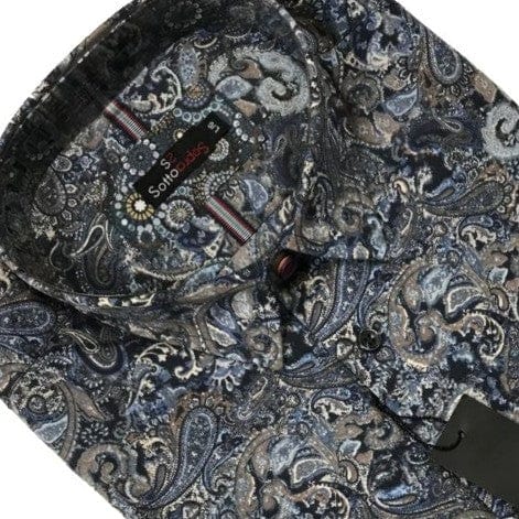 Sotto Sopra-L Sale Sotto Sopra Non Iron Print Sport Shirt