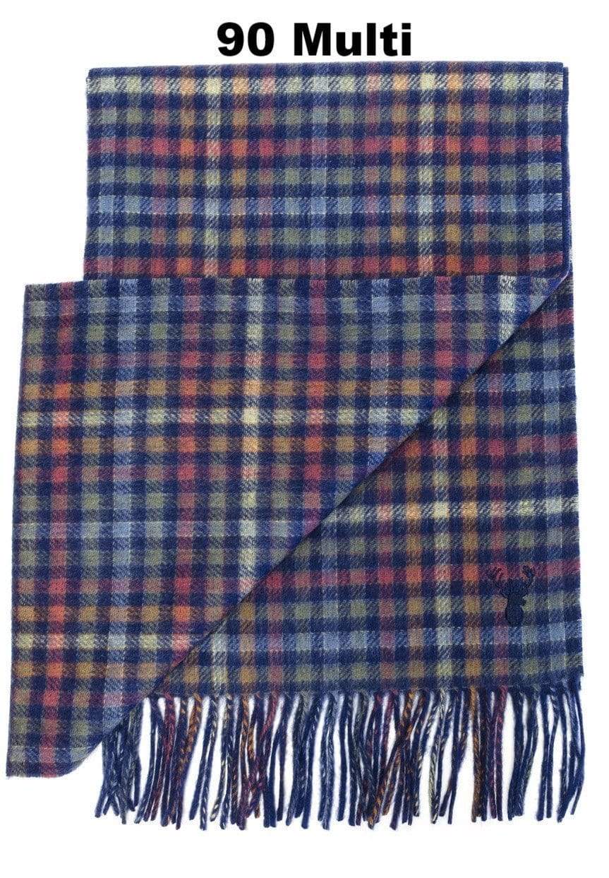 Viyella Viyella Wool & Cashmere Double Faced Scarf Available In 3 Colors