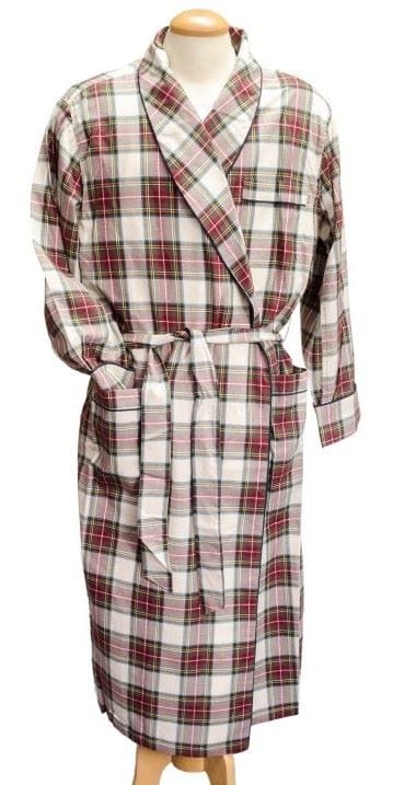Viyella Canadian Made Dress Stewart Shawl Collar House Coat