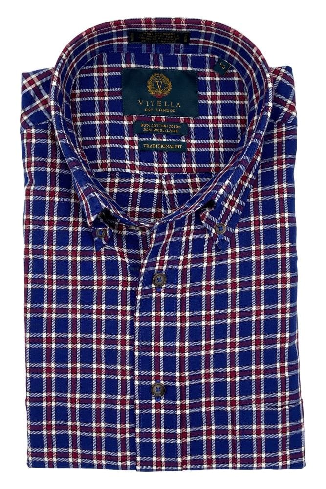 Viyella Denim Button Down Collar Long Sleeve - Made in Canada