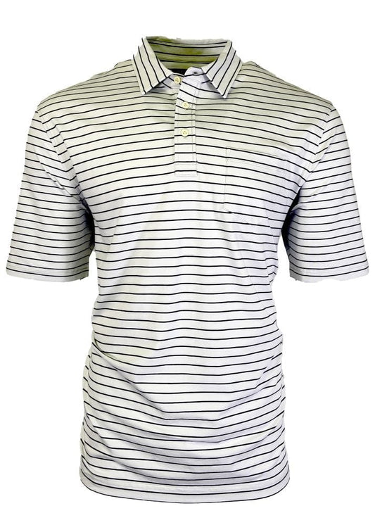 Viyella Dawn Pinstripe Golf Shirts