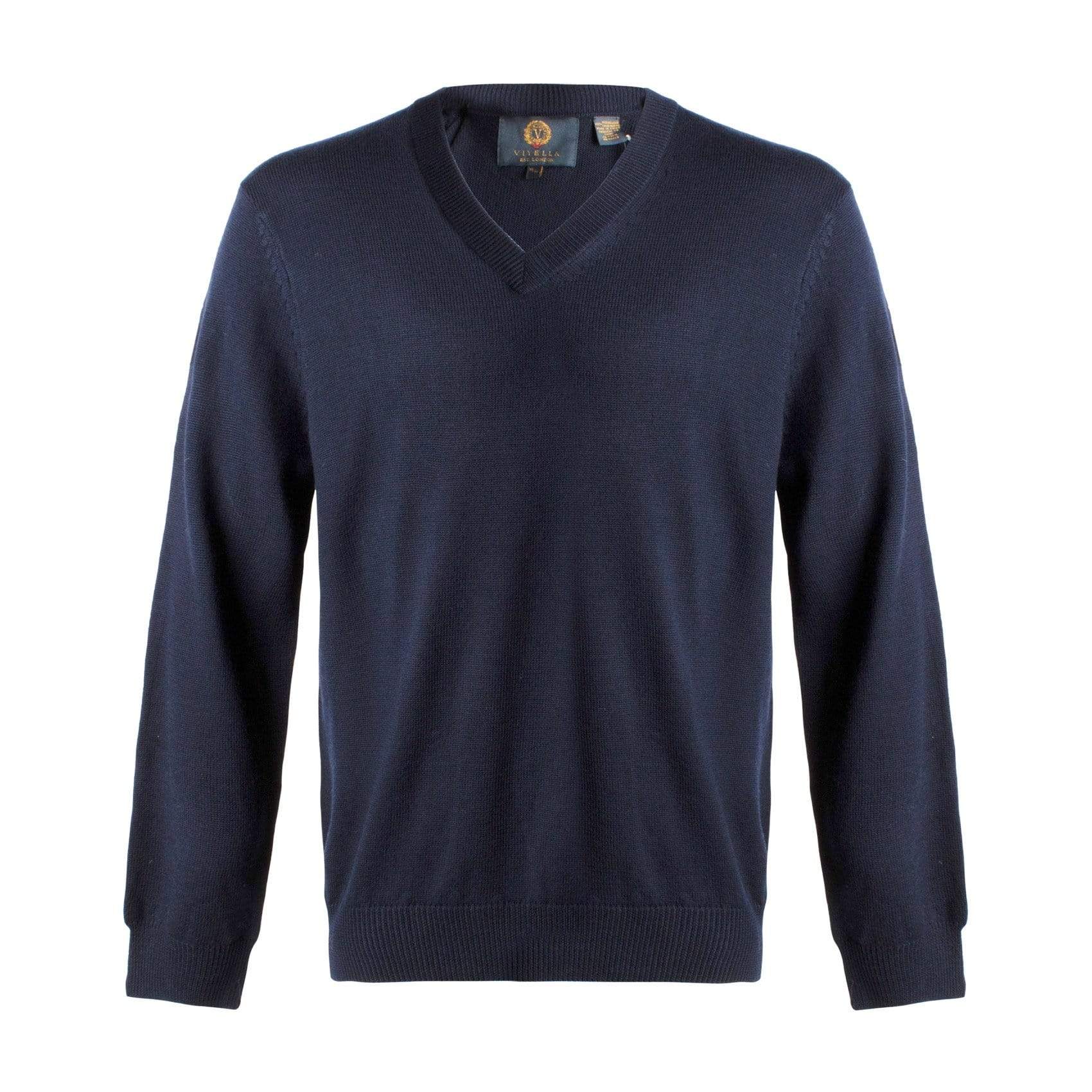 Timeless Elegance Viyella V-Neck Merino Wool Sweaters The Abbey