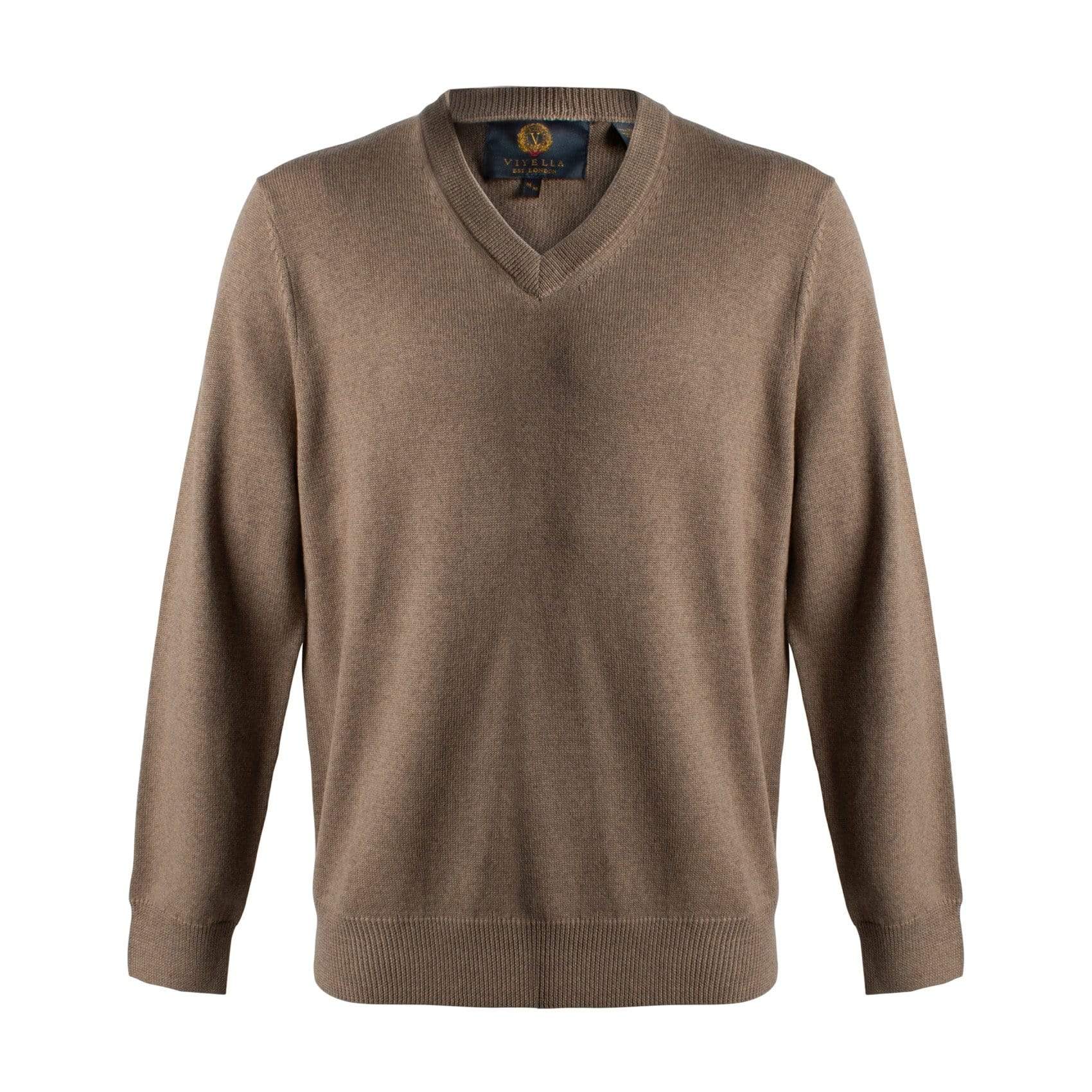 Viyella Upgrade Your Style with Mens V-Neck Extra Fine Merino Sweaters - Available in 10 Trendy Colors