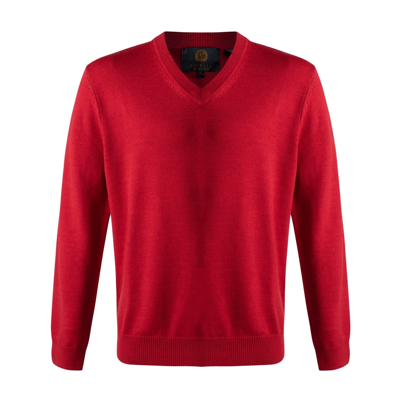 Viyella Upgrade Your Style with Mens V-Neck Extra Fine Merino Sweaters - Available in 10 Trendy Colors