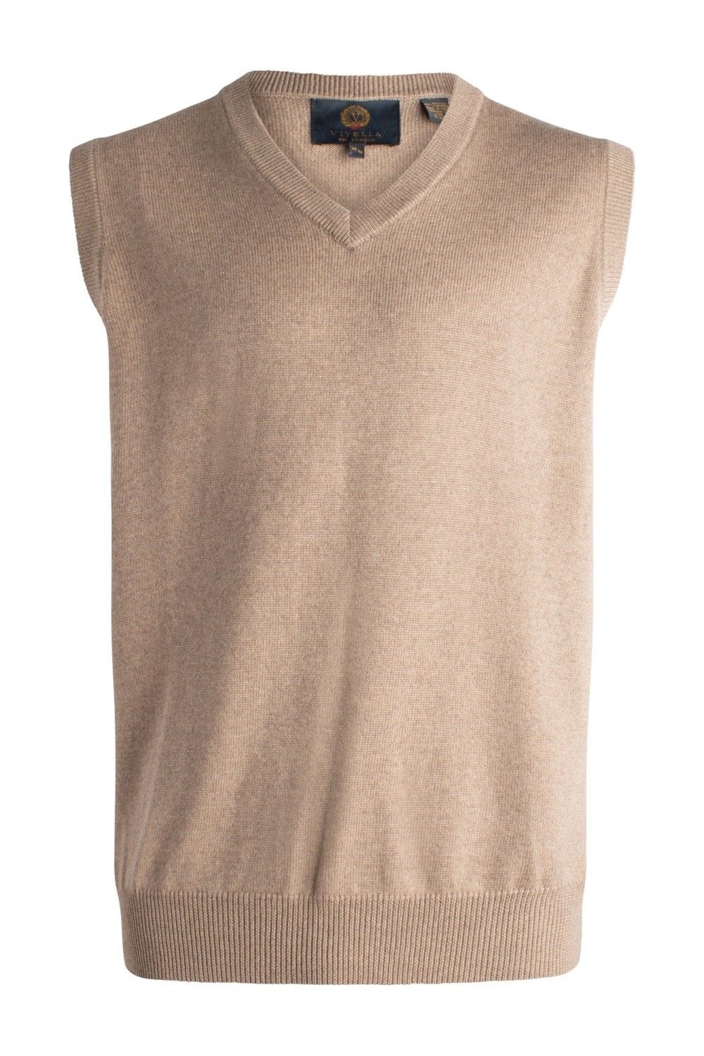 Viyella Elevate Your Style with our Extra Fine Merino Wool V-Neck Pull Over Sweater Vest - Available in 11 Vibrant Colors