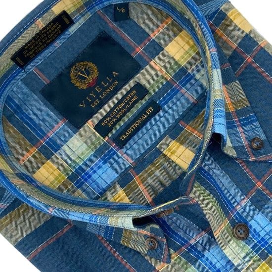 Viyella Shop Our Chambray Plaid Long Sleeve Shirts: Luxury Meets Functionality