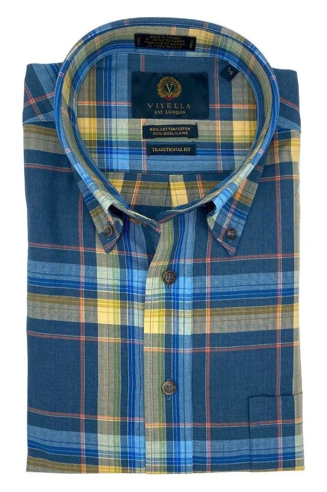Viyella Shop Our Chambray Plaid Long Sleeve Shirts: Luxury Meets Functionality