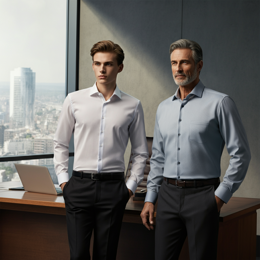 Leo Chevalier Slim and Regular Fit Dress Shirts and Business Shirts