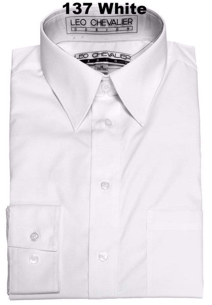 Leo Chevalier Design Tall Traditional Fit Wrinkle Resistant Shirts Leo Chevalier