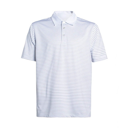 Leo Chevalier Design Printed Tech Polo Shirts Available in Blue & White