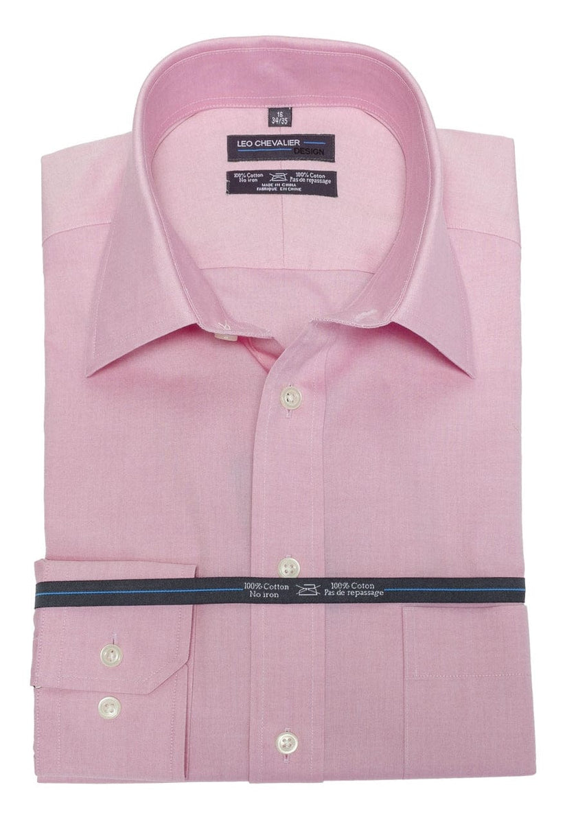 Leo Chevalier Regular Fit Long Sleeve Cotton Sport Shirt - 621468 0198