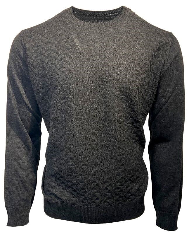 Leo Chevalier Design Merino Wool Crewneck Sweater - Made In Italy | Embrace Three Exquisite Colors