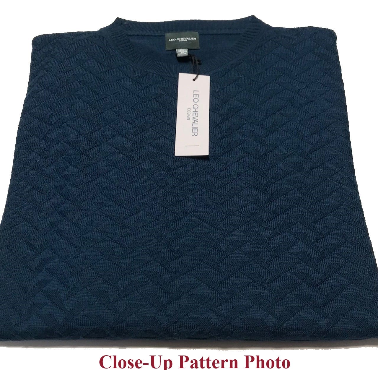 Leo Chevalier Design Mens Merino Wool Crewneck Sweater - Made In Italy | Embrace Three Exquisite Colors