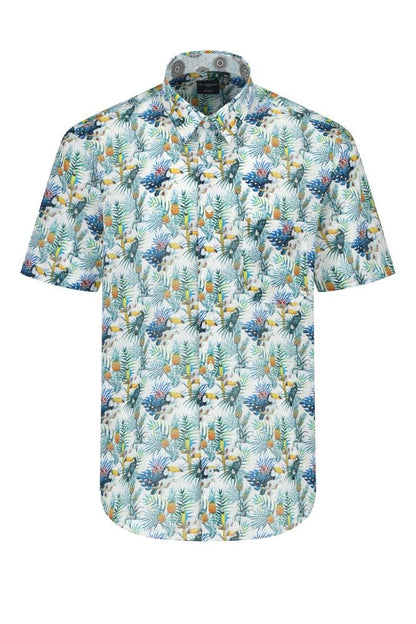 Leo Chevalier Design Toucan Multi-Color Men's Button Down Shirt