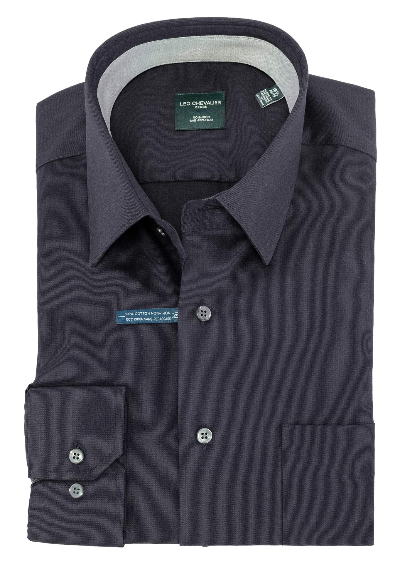 Leo Chevalier 100% Cotton No Iron Spread Collar - 524173 3299 main image 1