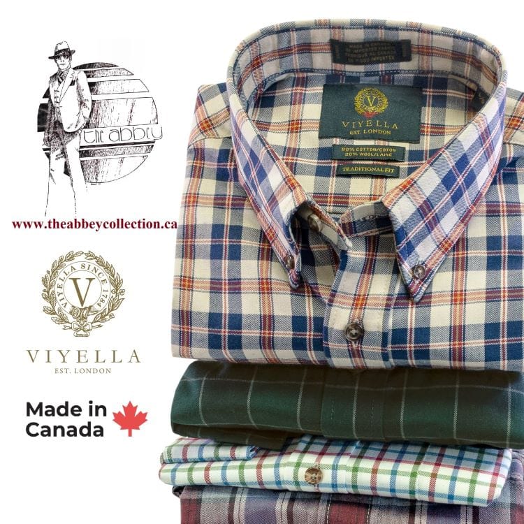 Load video: Mens Viyella Shirts offer the perfect combination of style and comfort. Available in plaid, tartan, cotton, and Cotton Wool Blends for men, these shirts are a must-have for any wardrobe. Whether you need a dress shirt for work or a casual shirt for the weekend, Viyella has got you covered. With premium quality and classic designs, Men&#39;s Viyella Long Sleeve Shirts are the ultimate choice for any occasion. So why wait? Shop now and elevate your style with Viyella! At The Abbey Collection