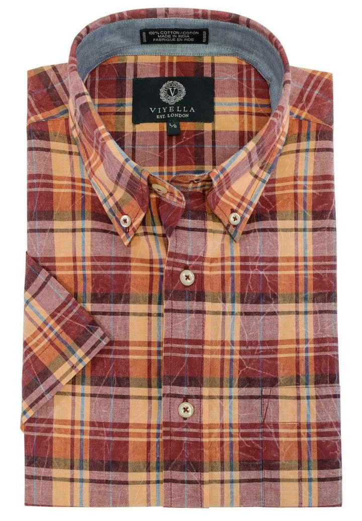 Viyella Regular Fit Short Sleeve Sport Shirt - 650320