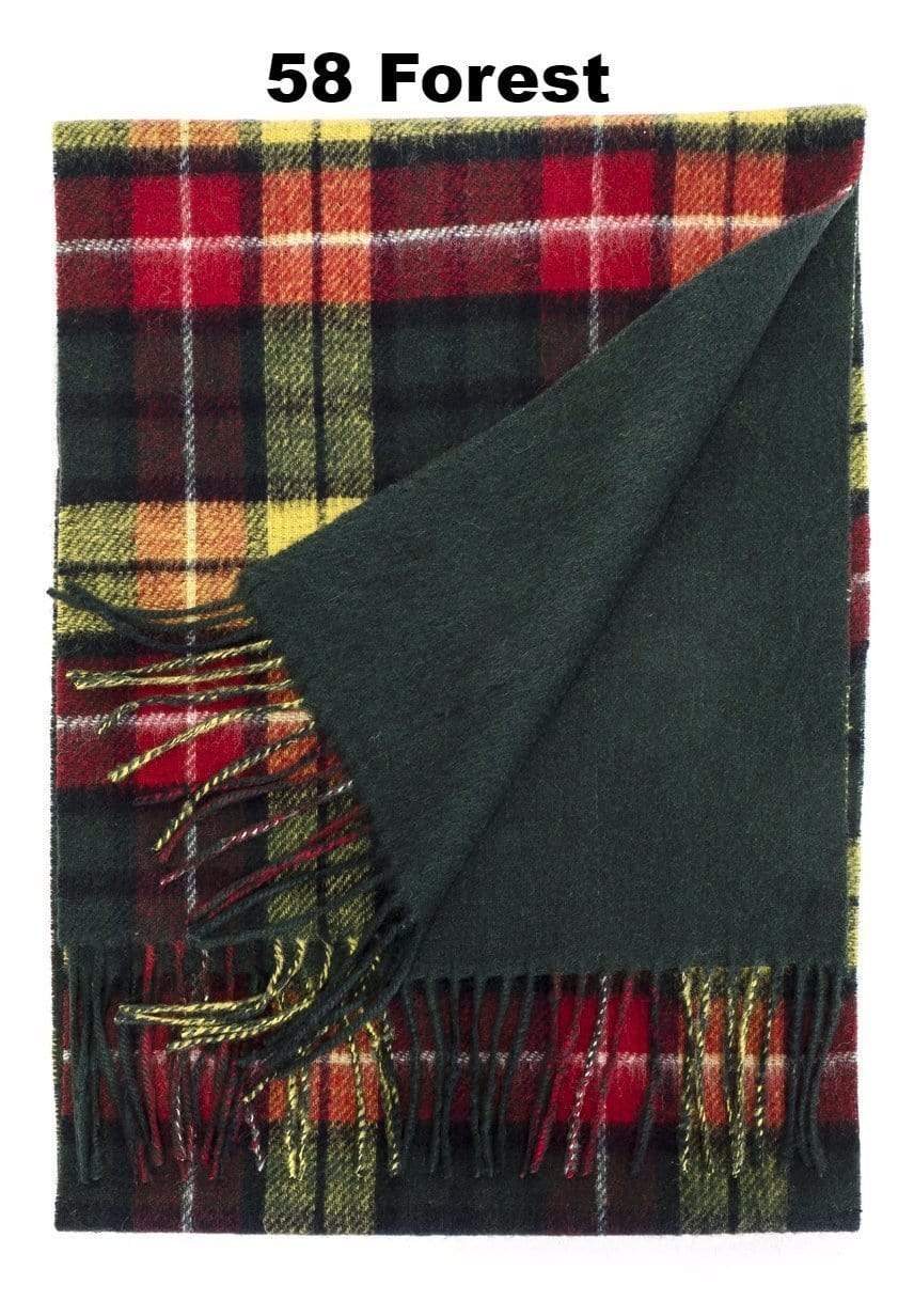 Viyella Viyella Wool & Cashmere Double Faced Scarf Available In 3 Colors