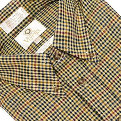Viyella Traditional Fit Button Down Collar Long Sleeve Sport Shirt