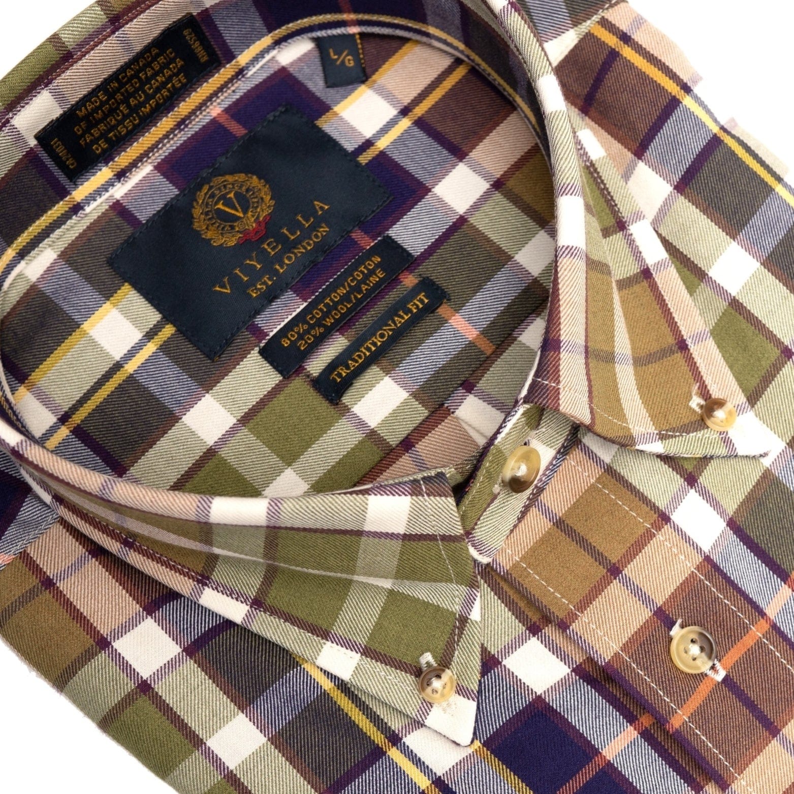 Stylish Men's Viyella Long Sleeve Button Down Shirts at The Abbey