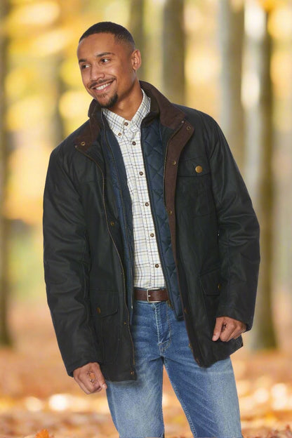 Viyella Experience Timeless Style in Our Made In Canada Wax Cotton Coat - Shop Now