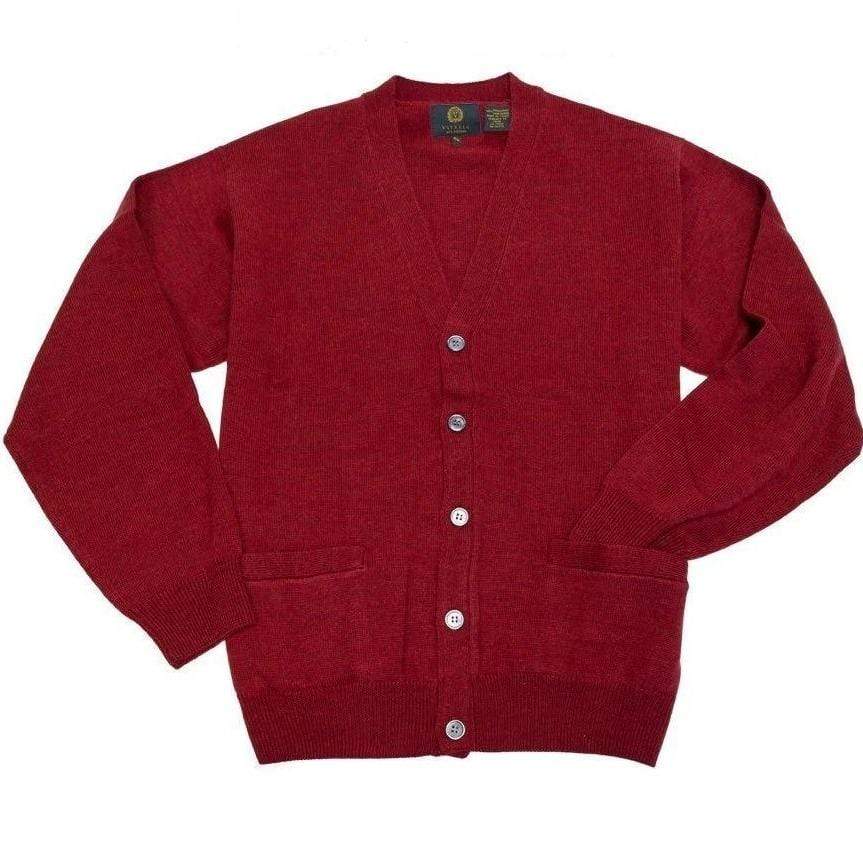 Viyella-L Sale Mens Viyella Button Cardigan Sweaters Extra Fine Merino Wool