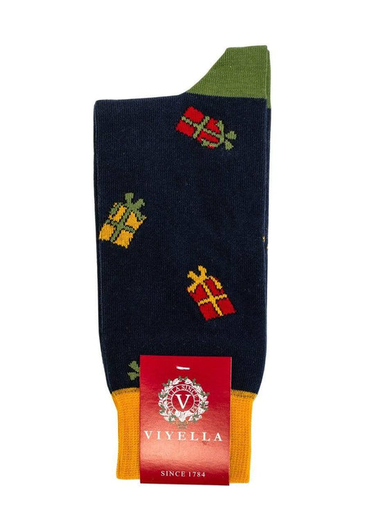 Viyella Navy Viyella Gift Box Socks