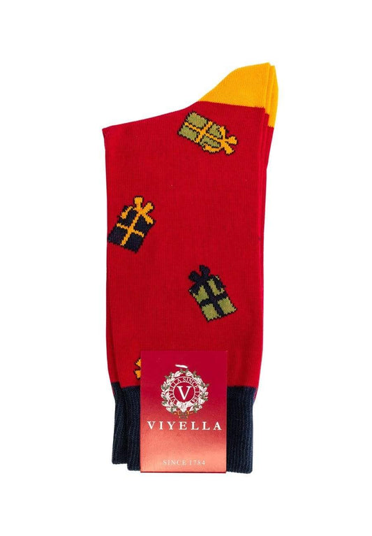 Viyella Red Viyella Gift Box Socks