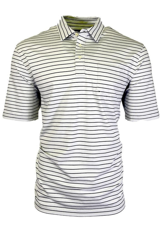 Viyella Dawn Pinstripe Golf Shirts