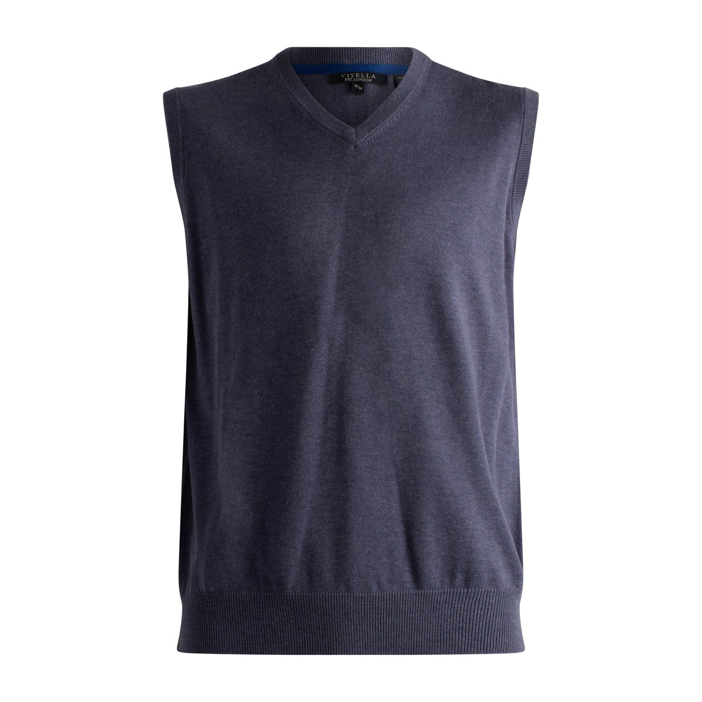 Viyella Stay Fashionable with our Cotton Blend V-Neck Pull Over Sweater Vest - Available in 8 Stunning Colors