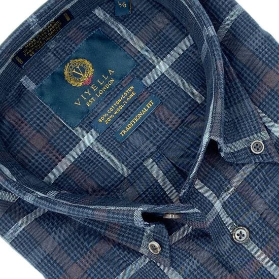Viyella Upgrade Your Style In Our Charcoal Plaid Shirts Made In Canada
