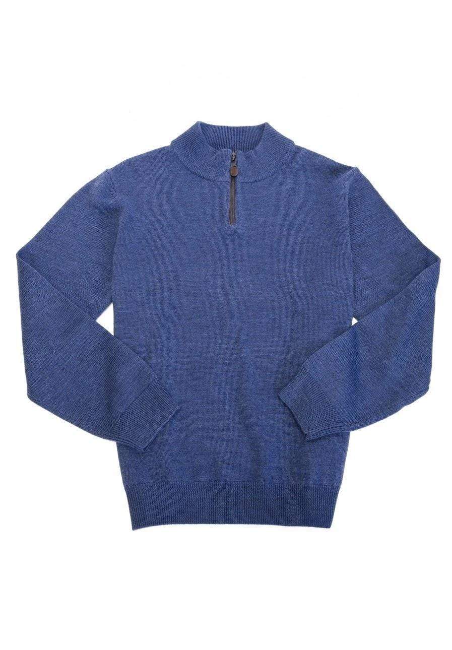 Versatile Merino Quarter Zip Sweaters - The Abbey Collection