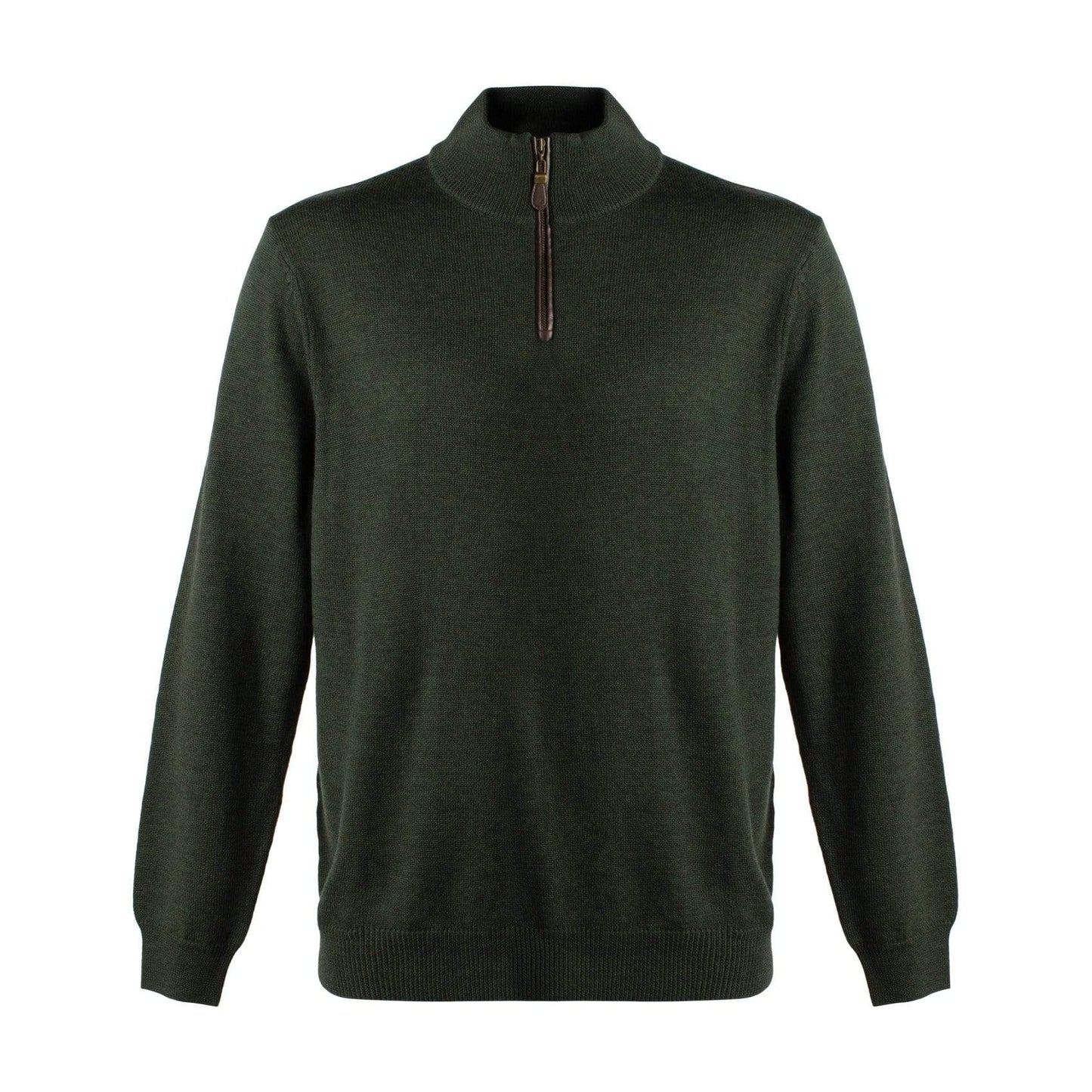 Viyella Elevate Your Wardrobe with the Versatile Quarter Zip Mockneck Sweaters in Extra Fine Merino Wool - Available in 10 Vibrant Colors
