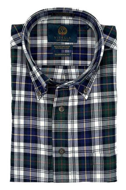 Viyella Brunswick Green Plaid Shirts | Made in Canada | Button-Down Long Sleeve | Shop Now